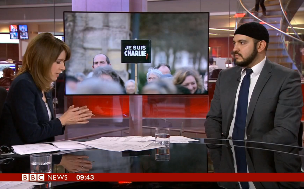 My appearance on BBC NEWS 24 on Charlie Hebdo, ‘Free’ Speech and the Double Standards against Muslims