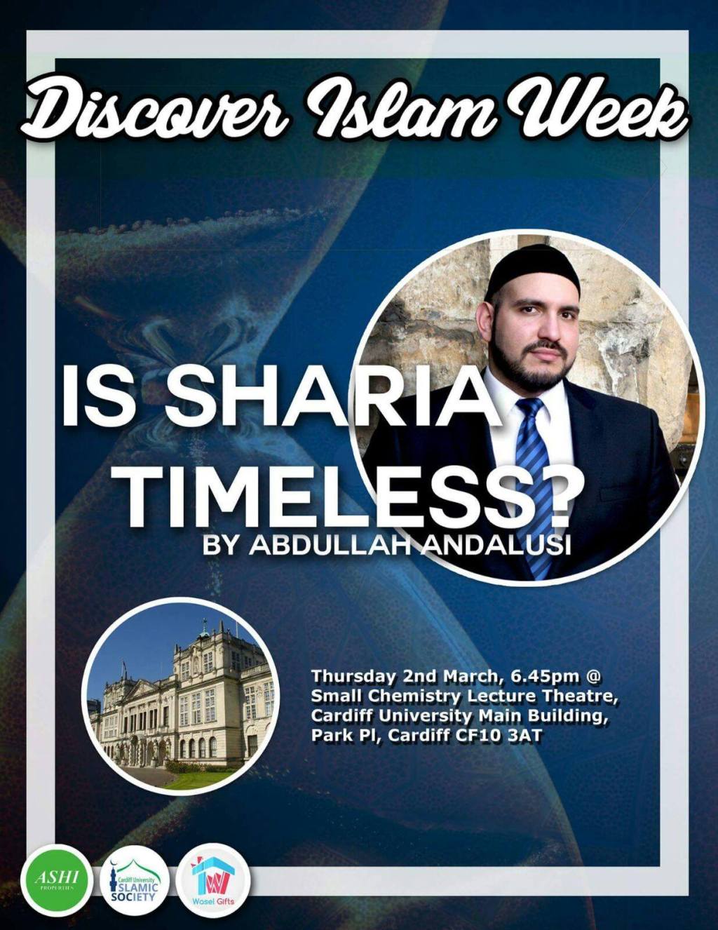 Event: ‘Is the Sharia Timeless?’ (Cardiff University, Wales, 2nd Mar 2017)