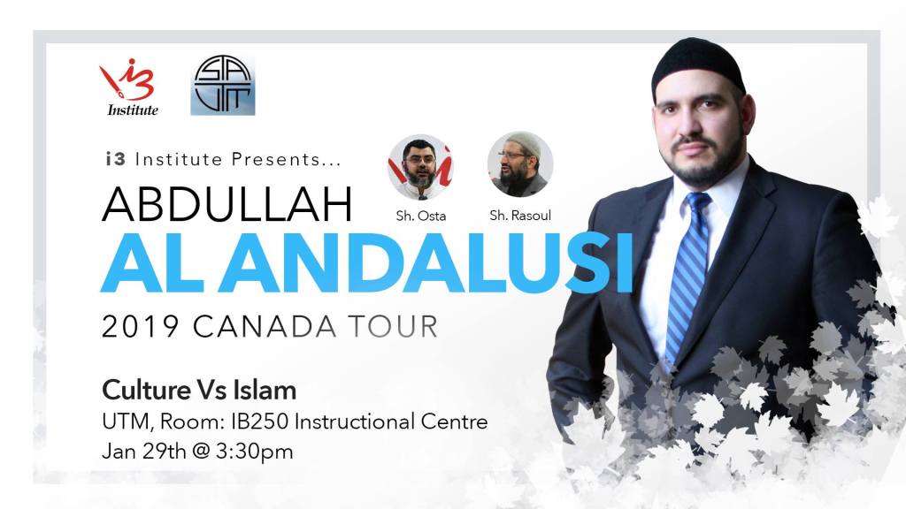 Event: Culture vs Islam (University of Toronto, 29th Jan 2019)